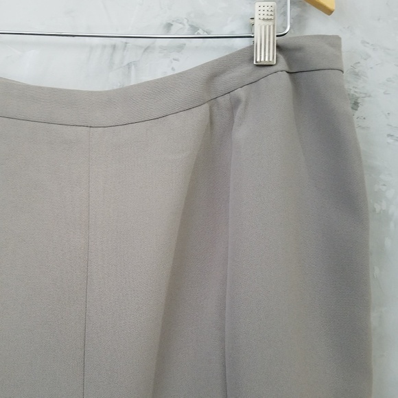 TALBOTS Khaki Gray Tulip Skirt - New with Tags Skirt - Picture 4 of 8